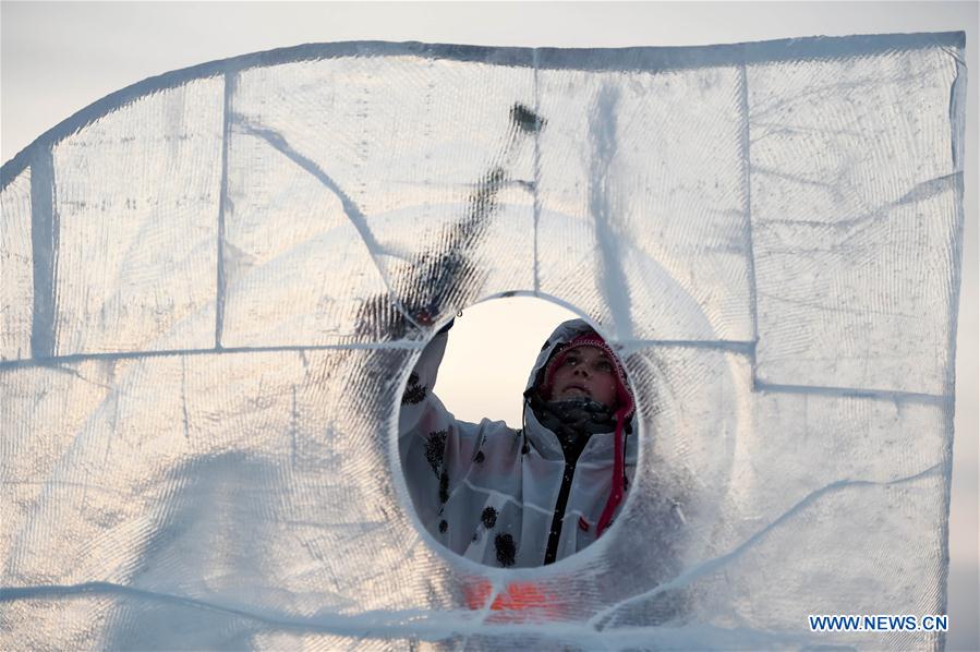 CHINA-HARBIN-ICE SCULPTURE (CN)