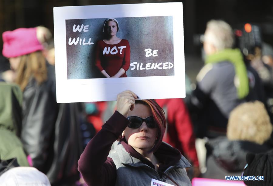 U.S.-NEW YORK-WOMEN'S MARCH