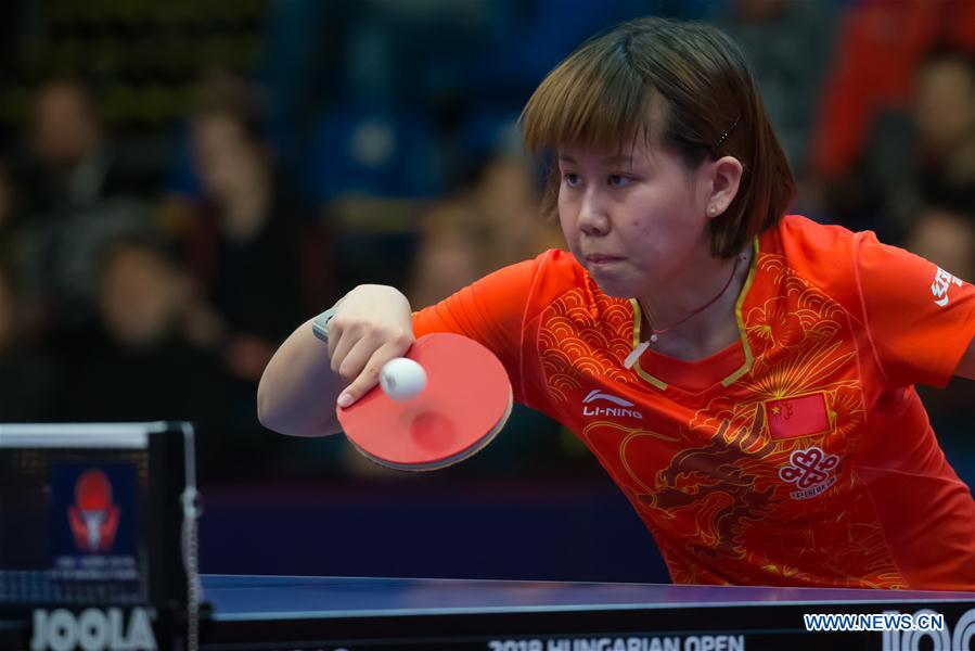 (SP)HUNGARY-BUDAPEST-ITTF WORLD TOUR-HUNGARIAN OPEN-WOMENS SINGLES