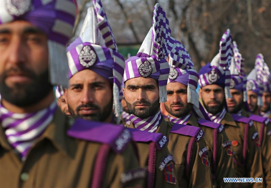 INDIA-KASHMIR-SRINAGAR-REPUBLIC DAY-PARADE-REHEARSAL 