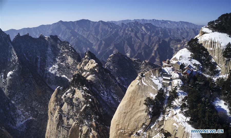 CHINA-SHAANXI-HUASHAN MOUNTAIN-SNOW SCENERY(CN)