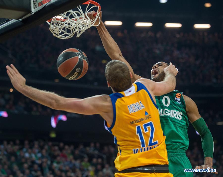 (SP)LITHUANIA-KAUNAS-BASKETBALL-EUROLEAGUE-ZALGIRIS KAUNAS VS KHIMKI MOSCOW REGION