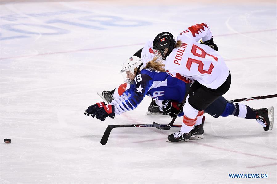 (SP)OLY-SOUTH KOREA-PYEONGCHANG-ICE HOCKEY-WOMEN-FINAL-USA VS CAN