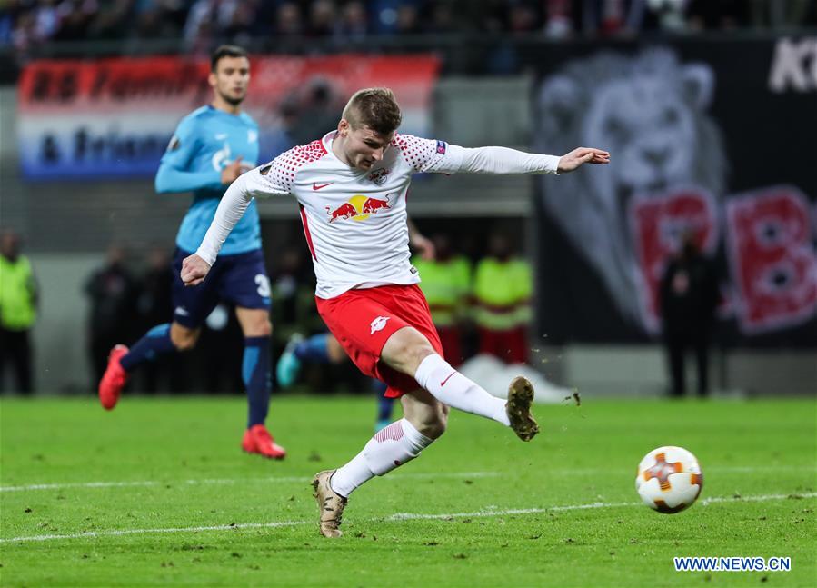 (SP)GERMANY-LEIPZIG-SOCCER-UEFA EUROPA LEAGUE-LEIPZIG VS ZENIT