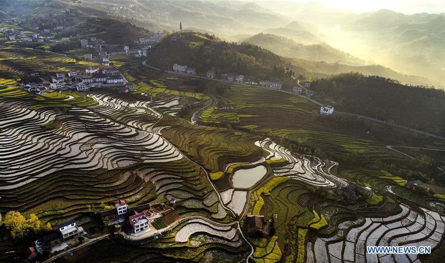 CHINA-SHAANXI-FENGYAN TERRACES-ANCIENT FARMING CULTURE (CN)