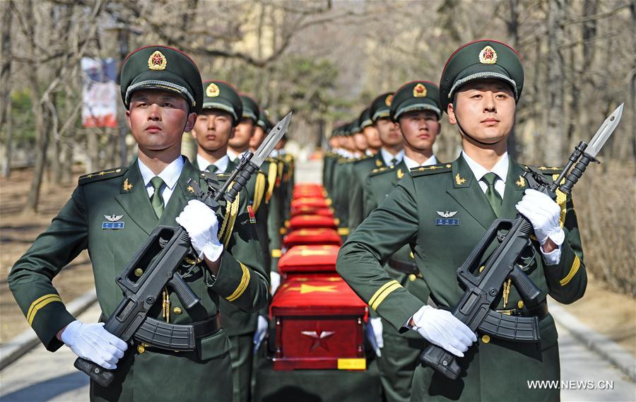 CHINA-SHENYANG-CPV SOLDIERS-BURIAL CEREMONY (CN)