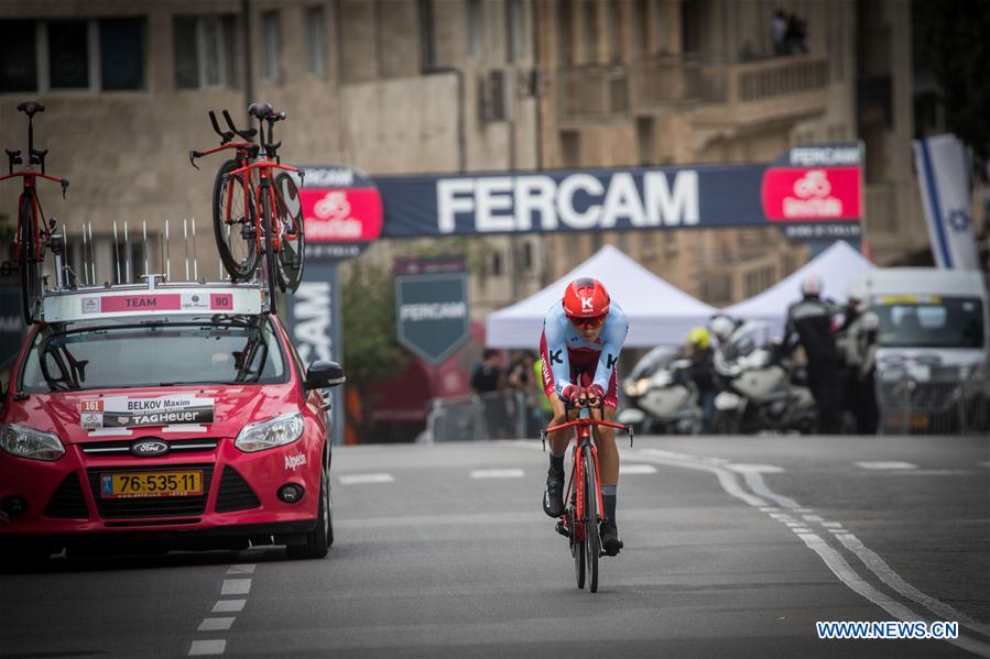 (SP)MIDEAST-JERUSALEM-CYCLING-GIRO D'ITALIA