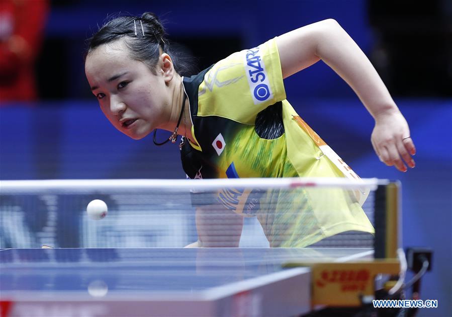 (SP)SWEDEN-HALMSTAD-ITTF WORLD TEAM CHAMPIONSHIPS 2018-WOMEN'S FINAL-CHN VS JPN