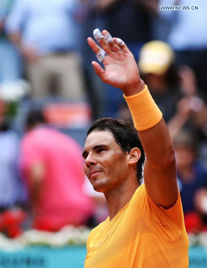 (SP)SPAIN-MADRID-TENNIS-MADRID OPEN-NADAL VS MONFILS