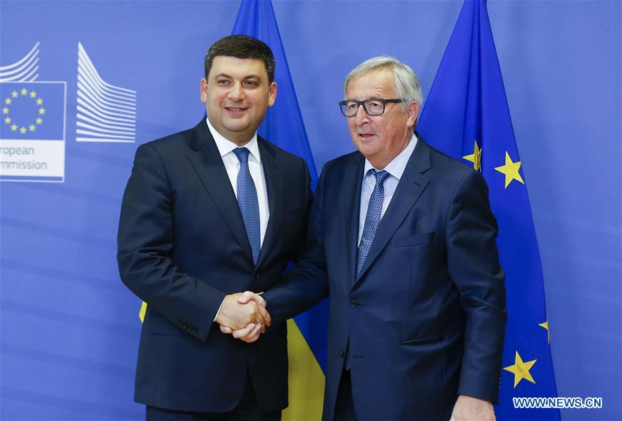 BELGIUM-BRUSSELS-EU-UKRAINE-GROYSMAN-VISIT