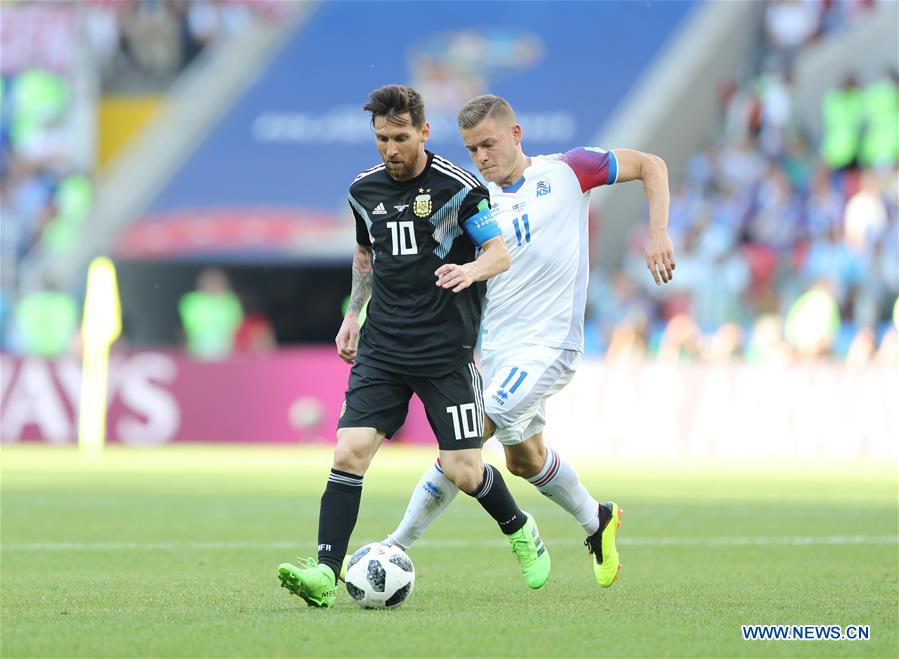 (SP)RUSSIA-MOSCOW-2018 WORLD CUP-GROUP D-ARGENTINA VS ICELAND