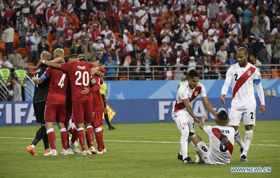 (SP)RUSSIA-SARANSK-2018 WORLD CUP-GROUP C-PERU VS DENMARK