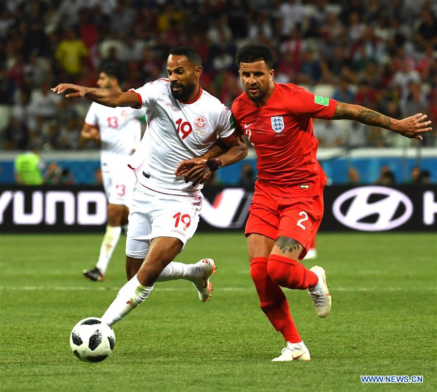 (SP)RUSSIA-VOLGOGRAD-2018 WORLD CUP-GROUP G-TUNISIA VS ENGLAND