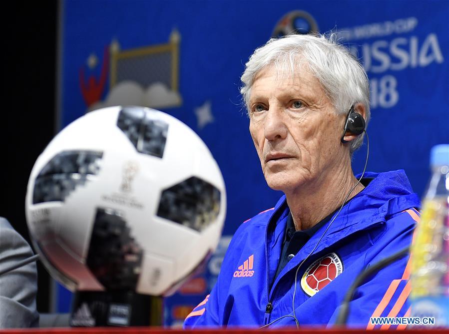 (SP)RUSSIA-SARANSK-2018 WORLD CUP-COLOMBIA-PRESS CONFERENCE