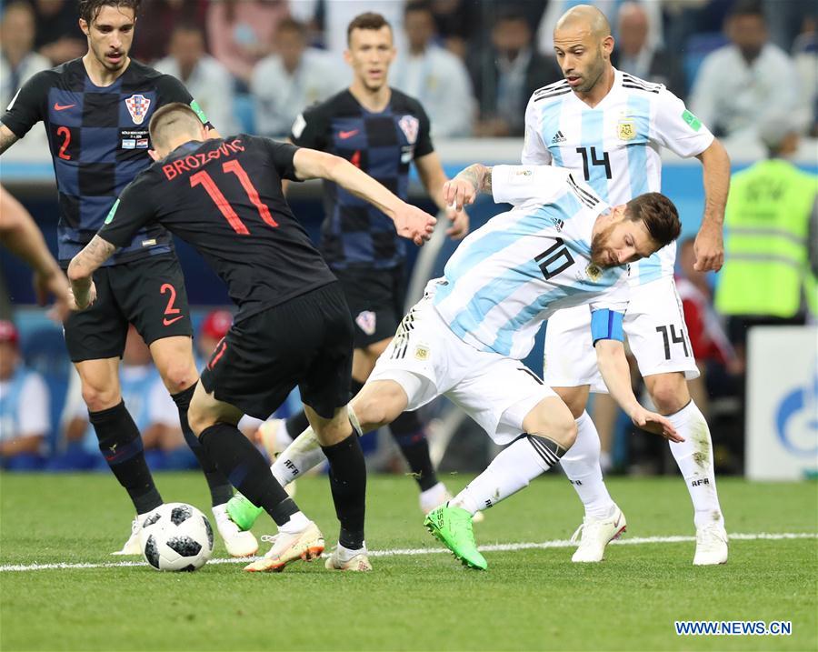 (SP)RUSSIA-NIZHNY NOVGOROD-2018 WORLD CUP-GROUP D-ARGENTINA VS CROATIA