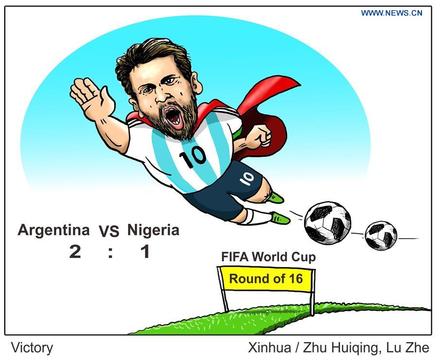 [COMICS]RUSSIA-2018 WORLD CUP-ARGENTINA-MESSI