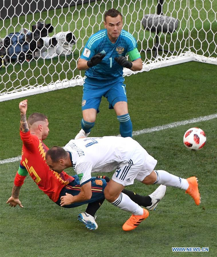 (SP)RUSSIA-MOSCOW-2018 WORLD CUP-ROUND OF 16-SPAIN VS RUSSIA