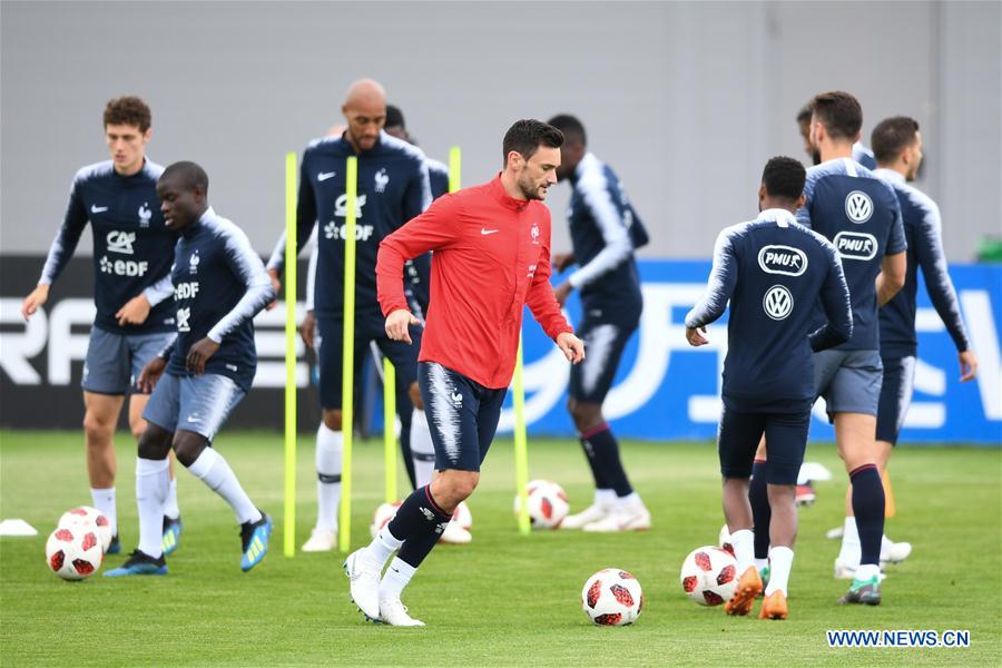 (SP)RUSSIA-MOSCOW-2018 WORLD CUP-FRANCE-TRAINING