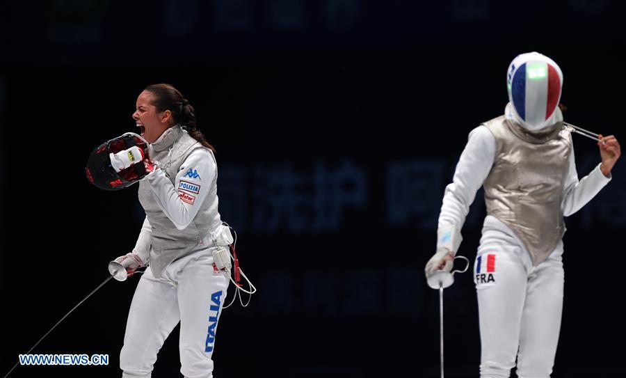 (SP)CHINA-JIANGSU-WUXI-FENCING-WORLD CHAMPIONSHIPS (CN)