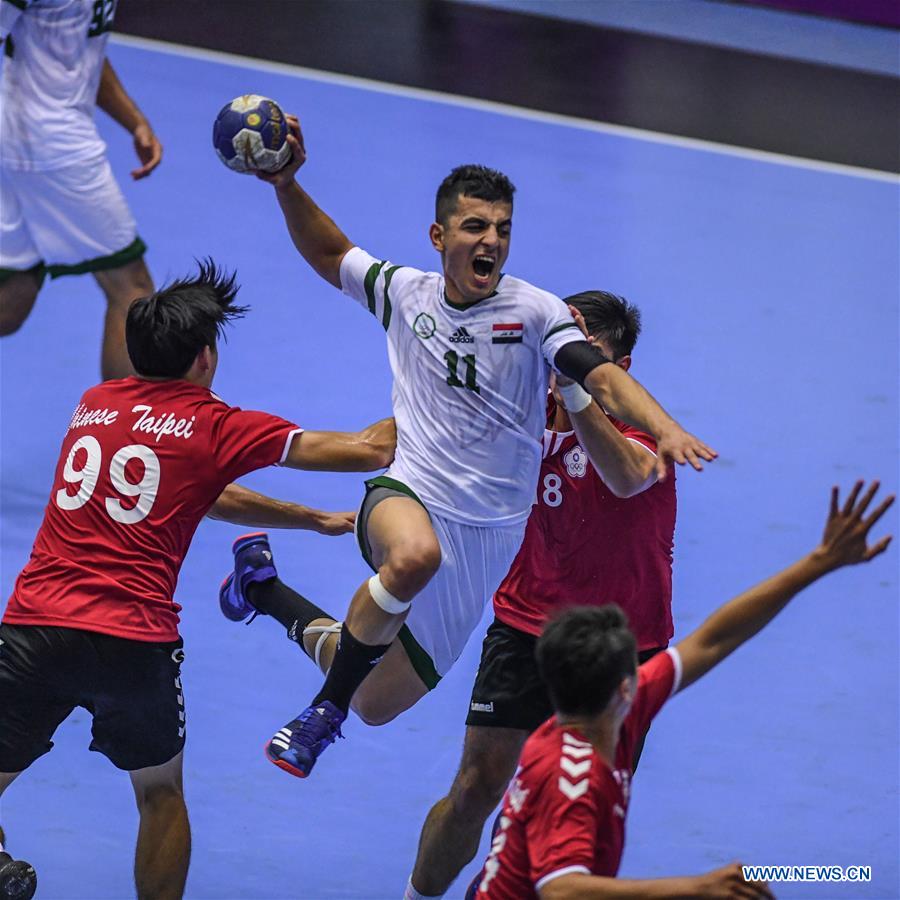 (SP)INDONESIA-JAKARTA-ASIAN GAMES-HANDBALL-CHINESE TAIPEI VS IRAQ