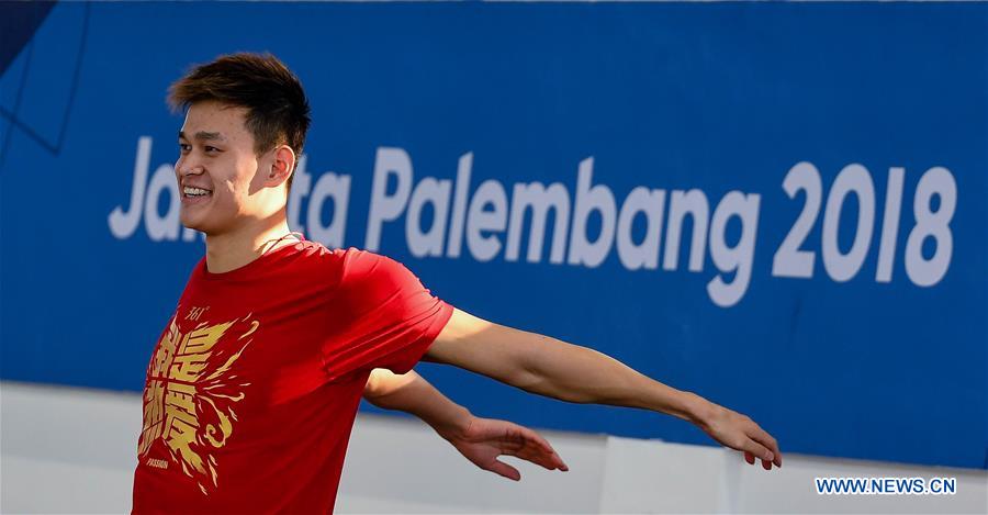 (SP)INDONESIA-JAKARTA-ASIAN GAMES-SWIMMING-SUN YANG