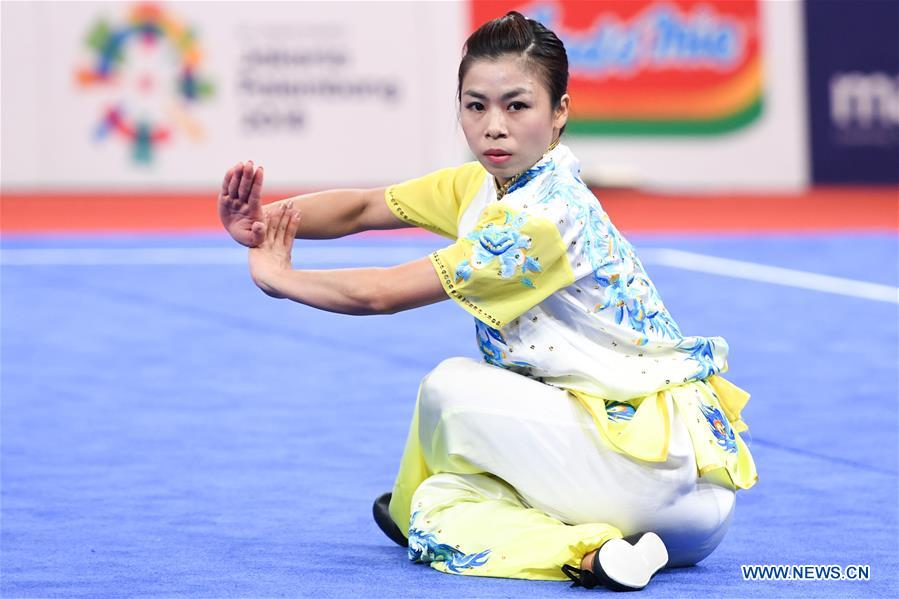 (SP)INDONESIA-JAKARTA-ASIAN GAMES-WUSHU-WOMEN'S CHANGQUAN