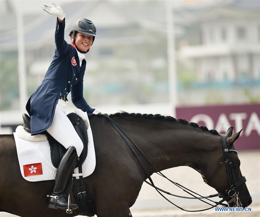 (SP)INDONESIA-JAKARTA-ASIAN GAMES-EQUESTRIAN-DRESSAGE INDIVIDUAL