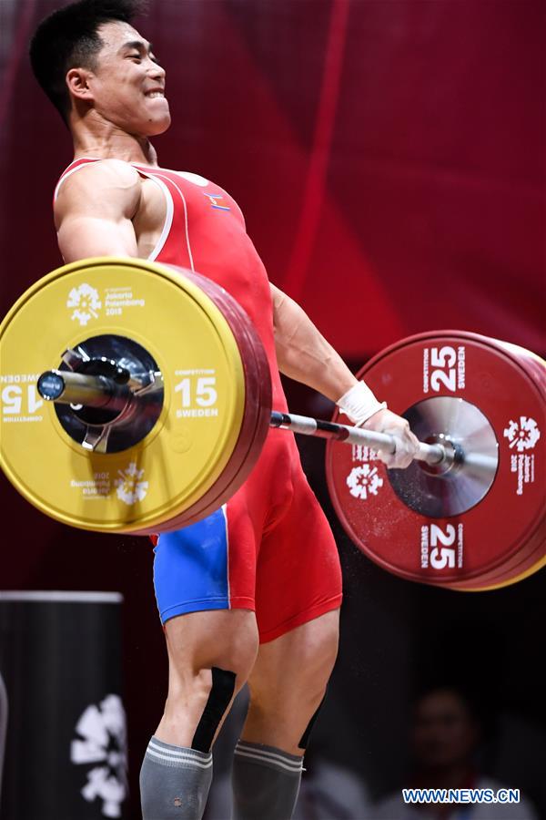 (SP)INDONESIA-JAKARTA-ASIAN GAMES-WEIGHTLIFTING