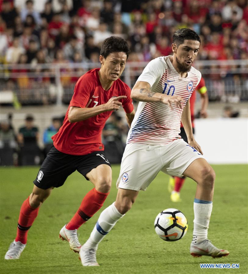 (SP)SOUTH KOREA-SUWON-SOCCER-FRIENDLY MATCH-SOUTH KOREA VS CHILE