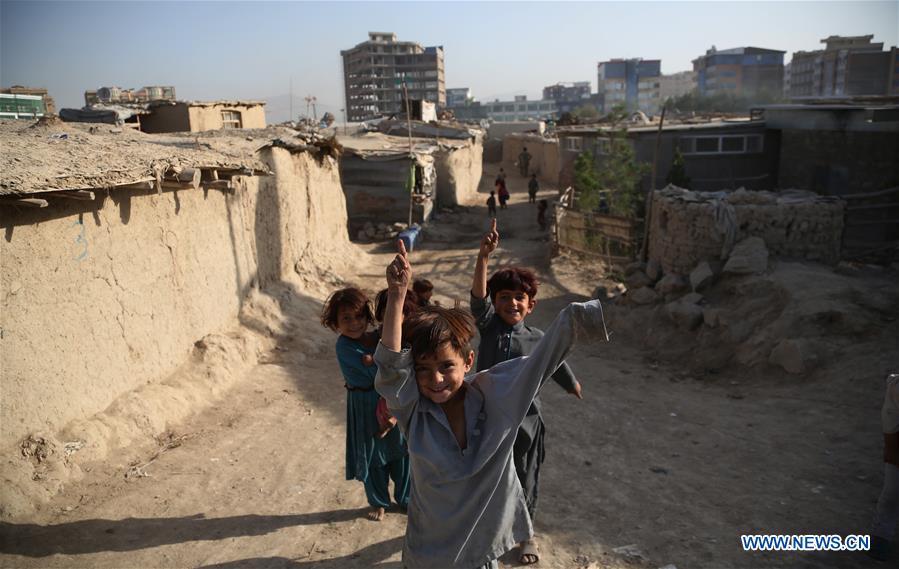 AFGHANISTAN-KABUL-DISPLACED CHILDREN