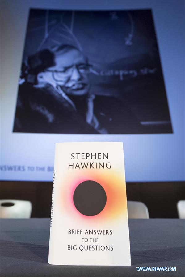 BRITAIN-LONDON-BOOK-LAUNCH-STEPHEN HAWKING