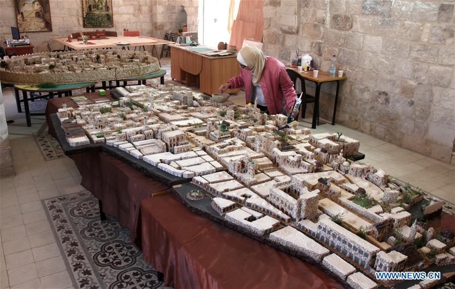 MIDEAST-NABLUS-MINIATURE-REPLICA