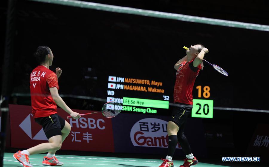 (SP)CHINA-FUZHOU-BADMINTON-FINALS