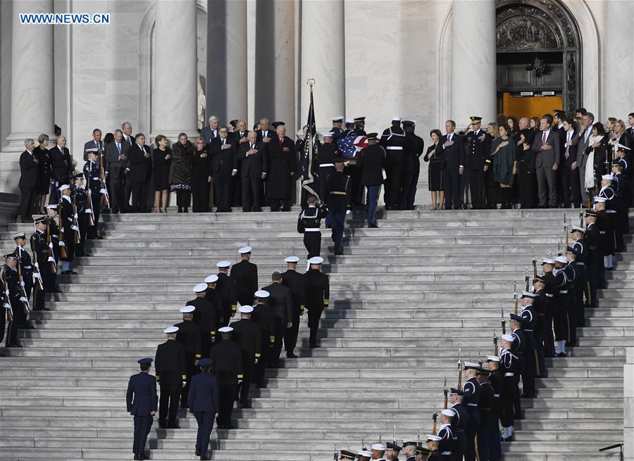 U.S.-WASHINGTON D.C.-GEORGE H.W. BUSH-LYING IN STATE