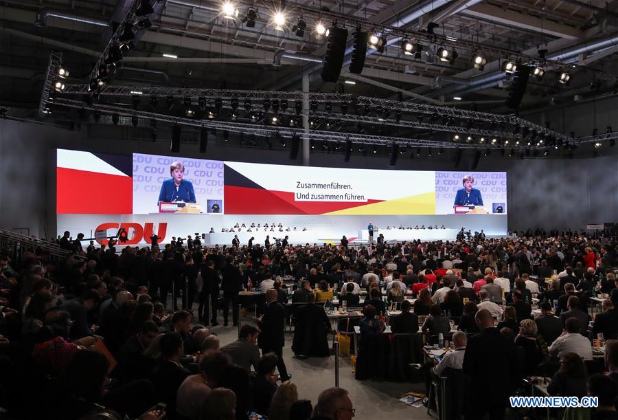 GERMANY-HAMBURG-CDU-PARTY CONFERENCE