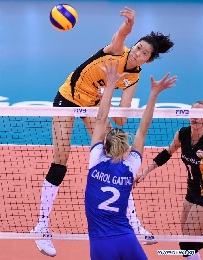 (SP)CHINA-SHAOXING-VOLLEYBALL-FIVB-WOMEN'S CLUB WORLD CHAMPIONSHIP-FINAL(CN)