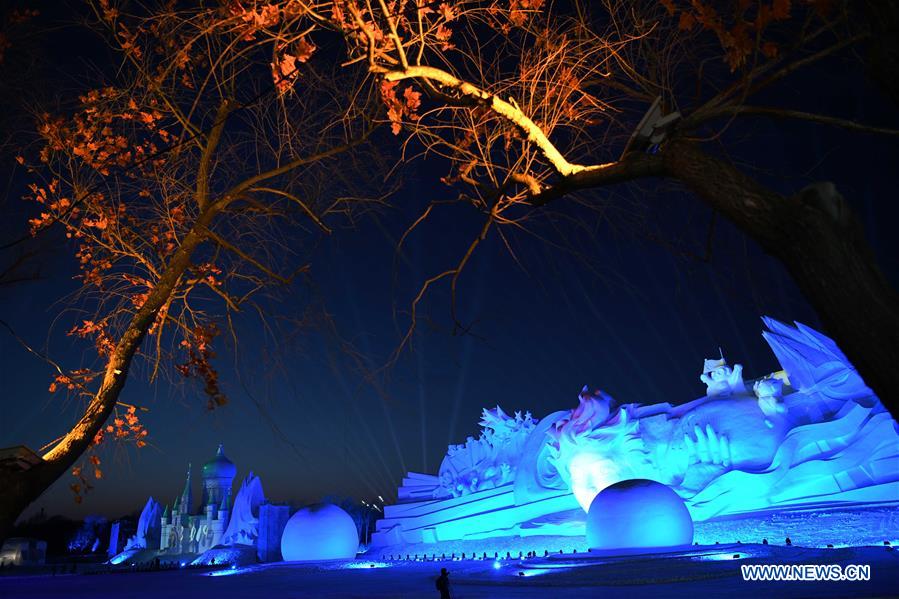 CHINA-HEILONGJIANG-HARBIN-SNOW SCULPTURE ART EXPO (CN)