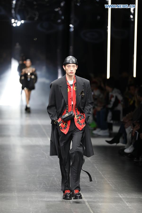 ITALY-MILAN-MEN'S FASHION WEEK-VERSACE