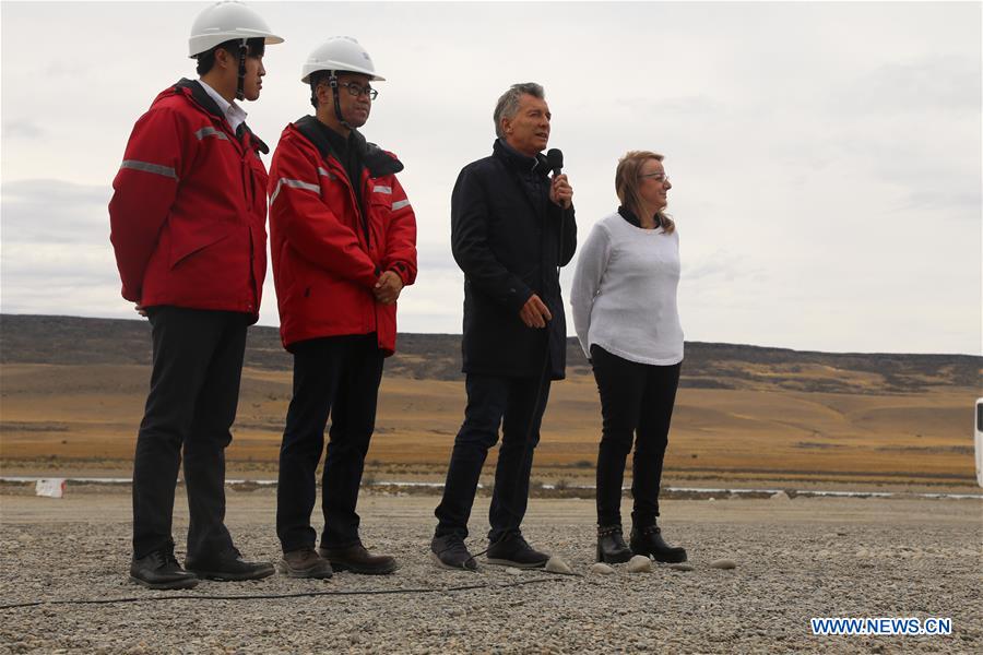 ARGENTINA-EL CALAFATE-PRESIDENT-VISIT 