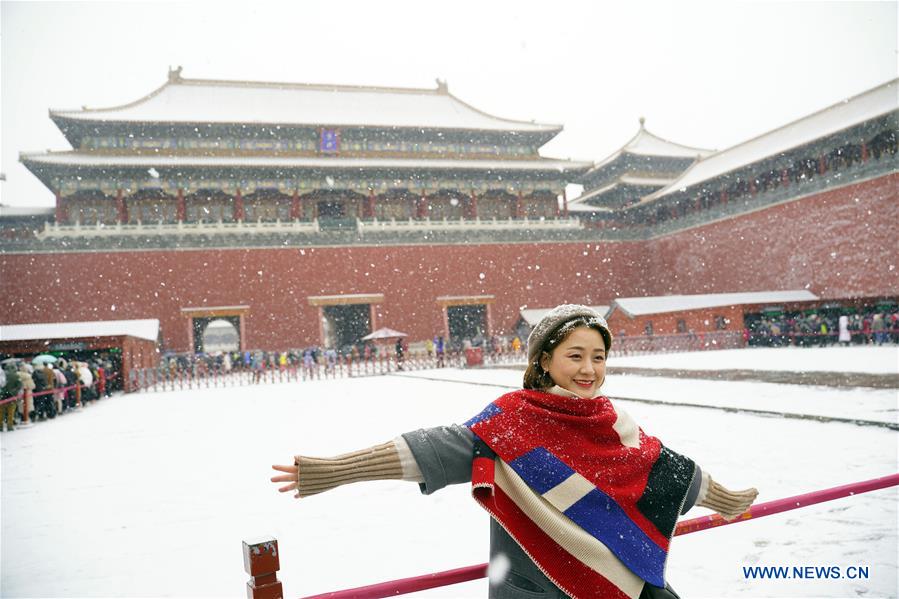 (InPalaceMuseum)CHINA-BEIJING-PALACE MUSEUM-SNOW (CN)