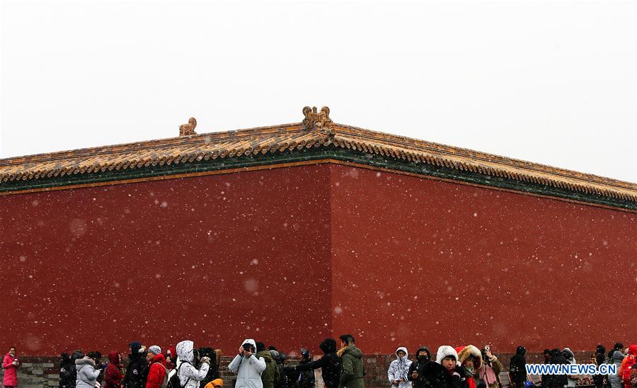 (InPalaceMuseum)CHINA-BEIJING-PALACE MUSEUM-SNOW (CN)