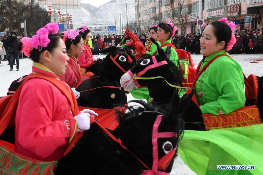 CHINA-GANSU-GAOLAN-SHEHUO PARADE (CN)