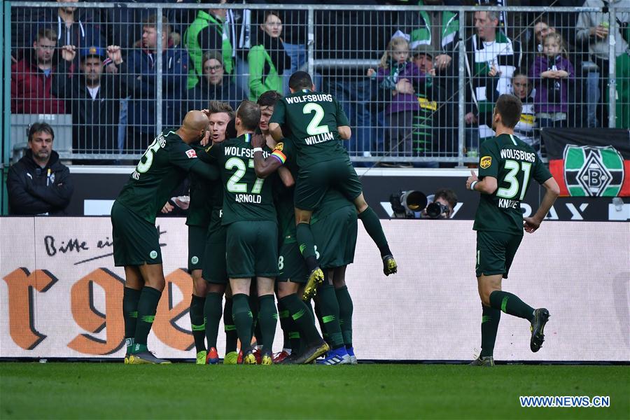 (SP)GERMANY-MOENCHENGLADBACH-SOCCER-BUNDESLIGA-MOENCHENGLADBACH VS WOLFSBURG