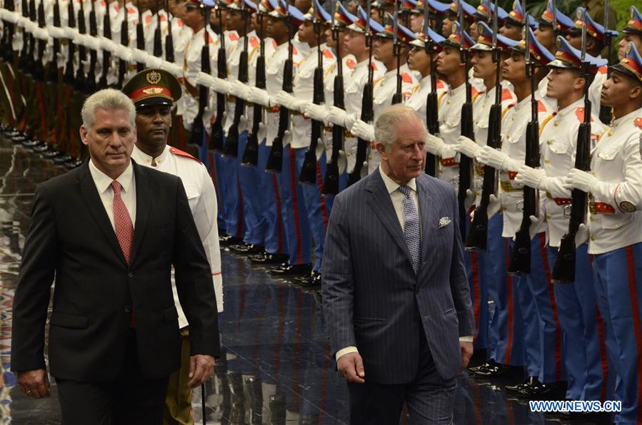 CUBA-HAVANA-BRITAIN-PRINCE CHARLES-VISIT