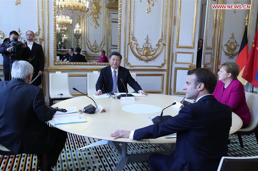 FRANCE-PARIS-CHINA-XI JINPING-FORUM-MEETING