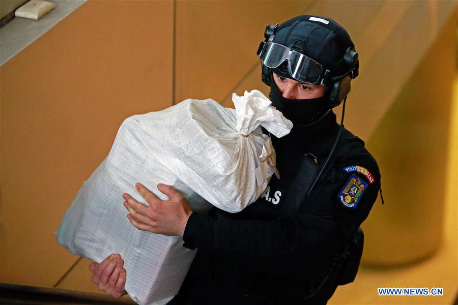 ROMANIA-BUCHAREST-MASSIVE COCAINE-CAPTURE