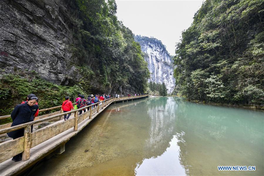 CHINA-CHONGQING-TIANSHENG SANQIAO SCENIC AREA (CN)