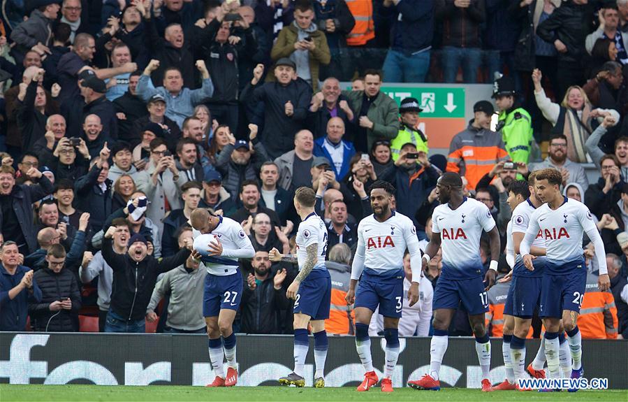 (SP)BRITAIN-LIVERPOOL-FOOTBALL-ENGLISH PREMIER LEAGUE-LIVERPOOL VS TOTTENHAM HOTSPUR