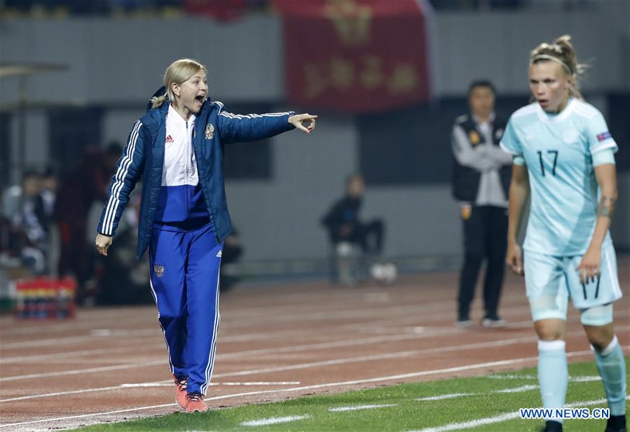 (SP)CHINA-WUHAN-FOOTBALL-INTERNATIONAL WOMEN'S FOOTBALL TOURNAMENT WUHAN 2019-CHINA VS RUSSIA (CN)