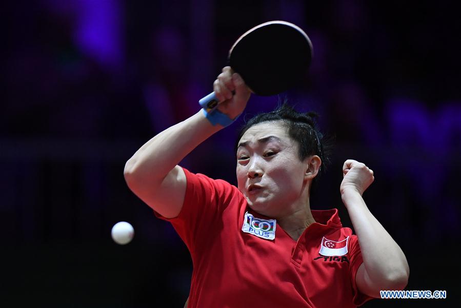  (SP) HUNGARY-BUDAPEST-TABLE TENNIS-WORLD CHAMPIONSHIPS-DAY 3